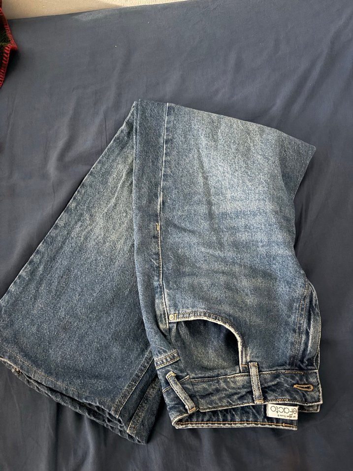 Bol Kesim Kot Pantolon - Görsel 2