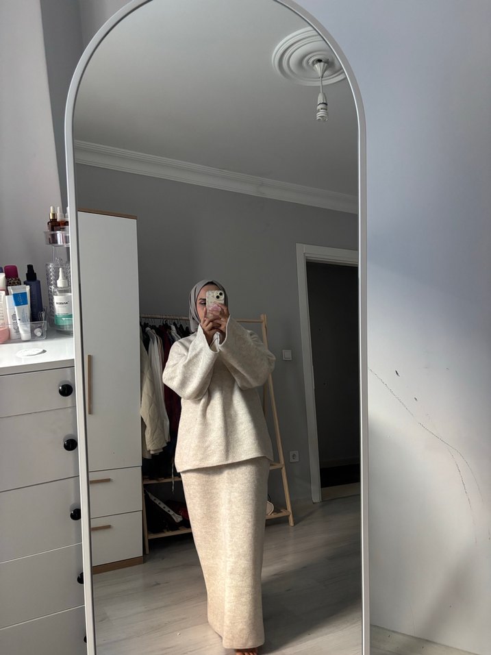 Triko etek kazak takım - Görsel 3