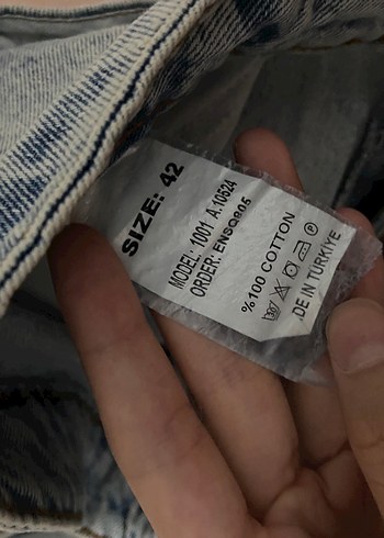 Addax Gri Renk Kadın Tüylü Bol Kesim Jean