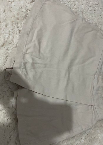 Bej Midi Keten Kadın Kumaş Pantolon
