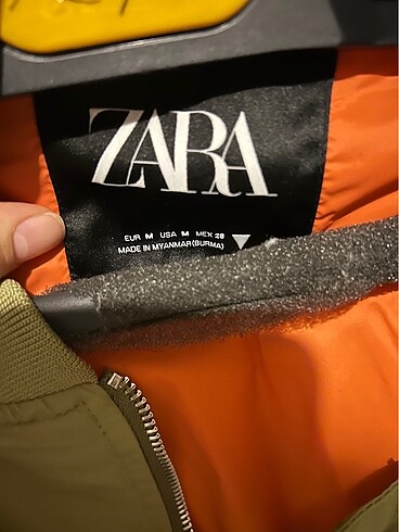 Zara zara bomber ceket