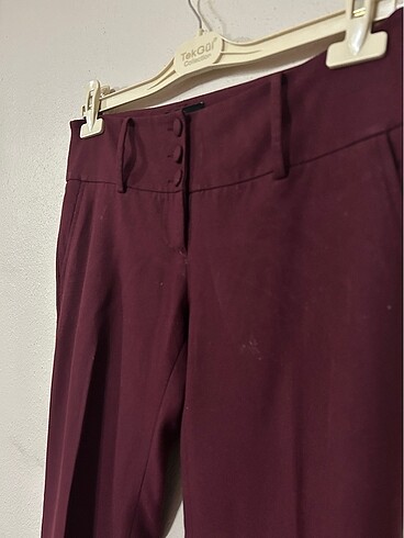36 Beden bordo Renk Kumaş pantolon