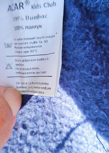 Mavi Erkek Çocuk Ceketi - Görsel 4