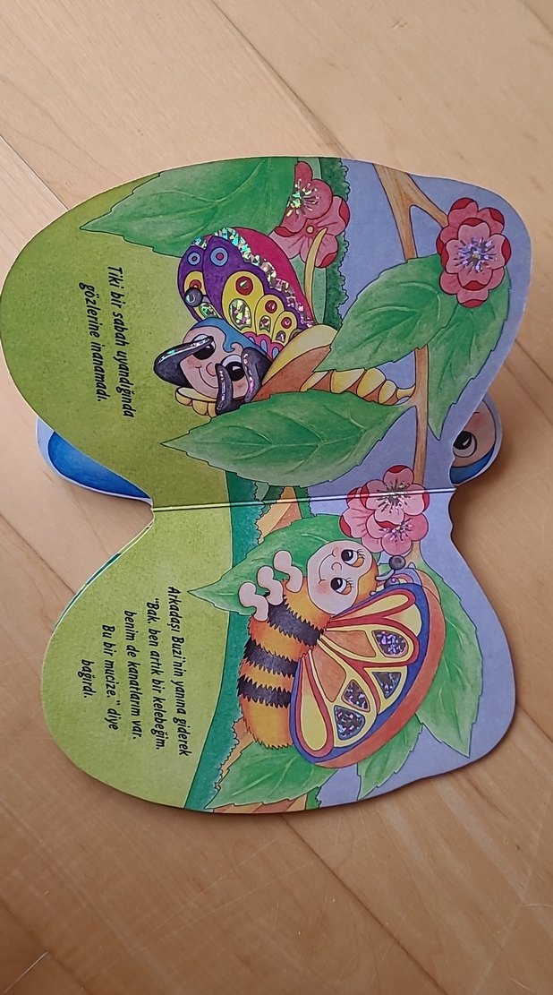 Renkli Tırtıl Tiki Çocuk kitabı - Görsel 3