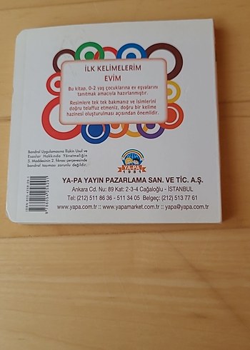 Eğitsel İlk Kelimelerim Dizisi: Evim 2 - Görsel 2