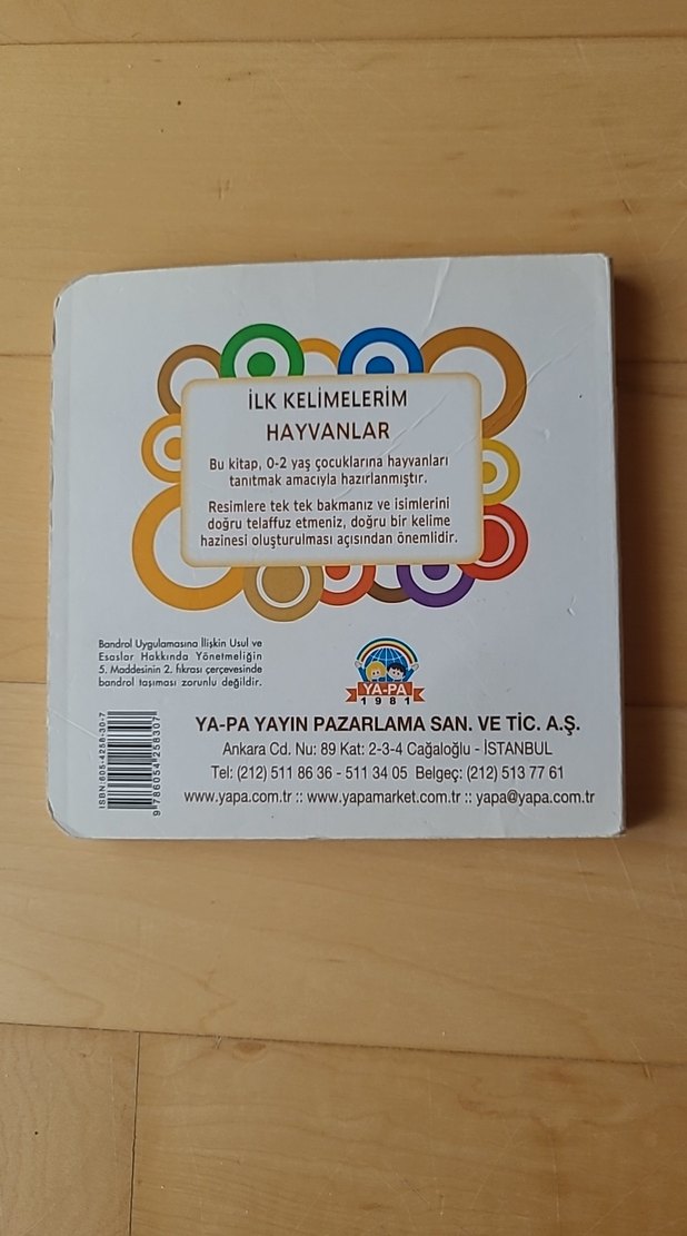 Hayvanlar - İlk Kelimelerim Eğitici Kitap Serisi 2 - Görsel 2