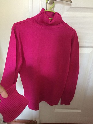 Silk & Cashmere Pembe boğazlı bluz