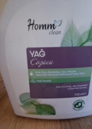 Homm Clean Yağ Çözücü 750 ml