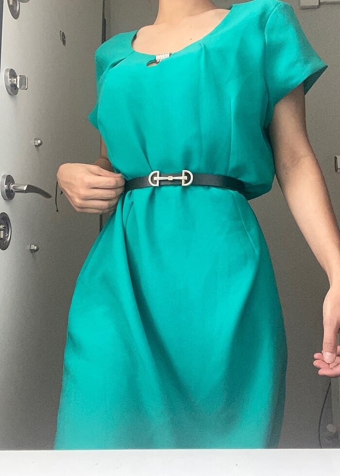 Günlük ofis elbise - Görsel 4