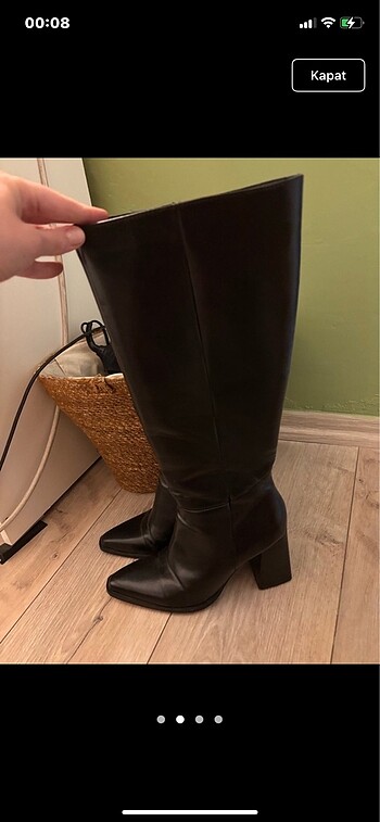 Topuklu çizme - Görsel 4