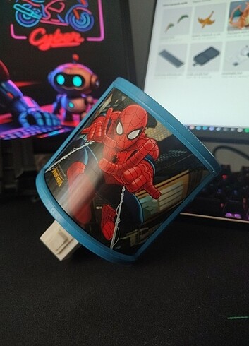 Spiderman Gece Lambası 