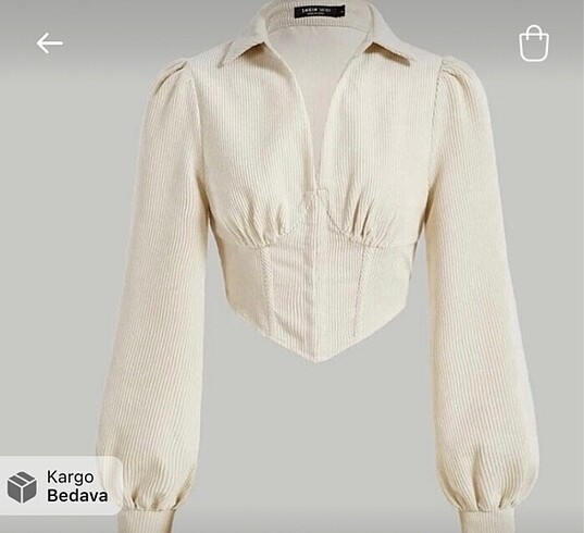 m Beden Crop top