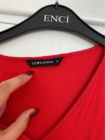 LC Waikiki Kırmızı elbise