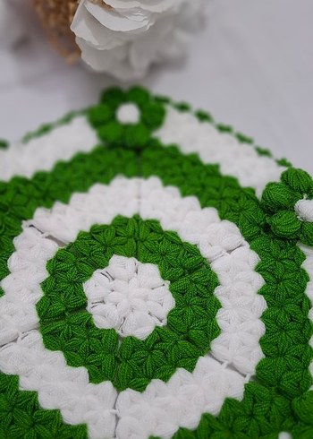 Nakışlı Yeşil Renkli Banyo lifimiz - Görsel 2