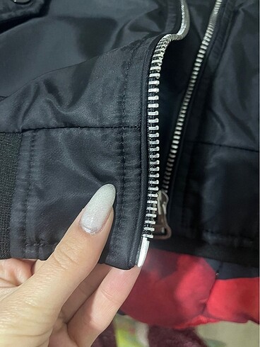 s Beden siyah Renk Bershka bomber ceket