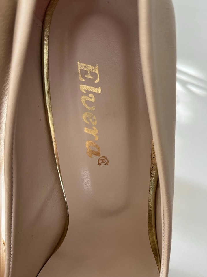 Bej ten rengi platform topuklu 39 - Görsel 3