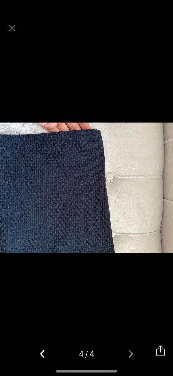 Lacivert  Midi Kalem Etek adil ışık l beden fermuarlı - Görsel 4