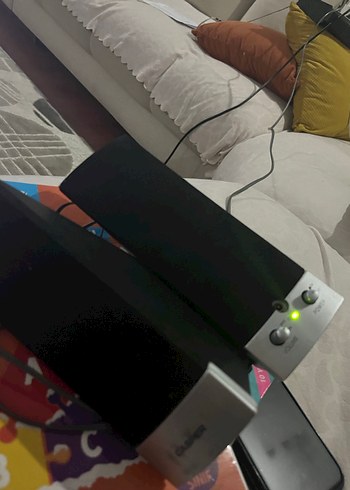 Gri Casper Bilgisayar Hoparlörleri kolon 2 li - Görsel 3