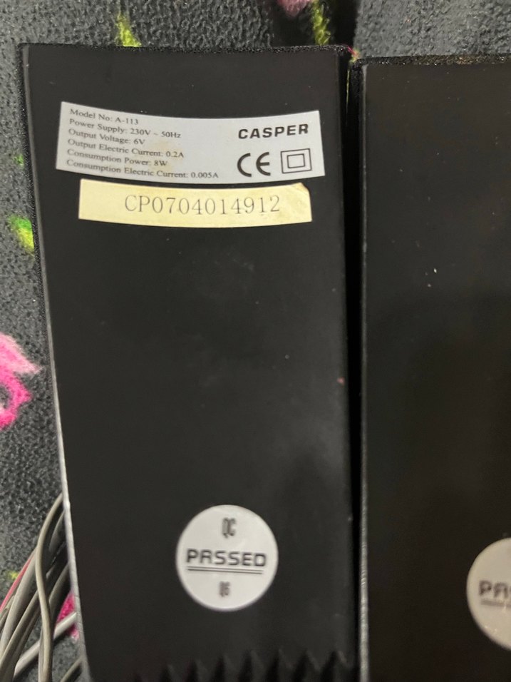 Gri Casper Bilgisayar Hoparlörleri kolon 2 li - Görsel 2