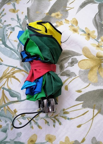 gökkuşağı puantiyeli şemsiye - Görsel 10