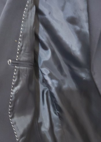 Lacivert Erkek veya Kadın Unisex Blazer Ceket - Görsel 3