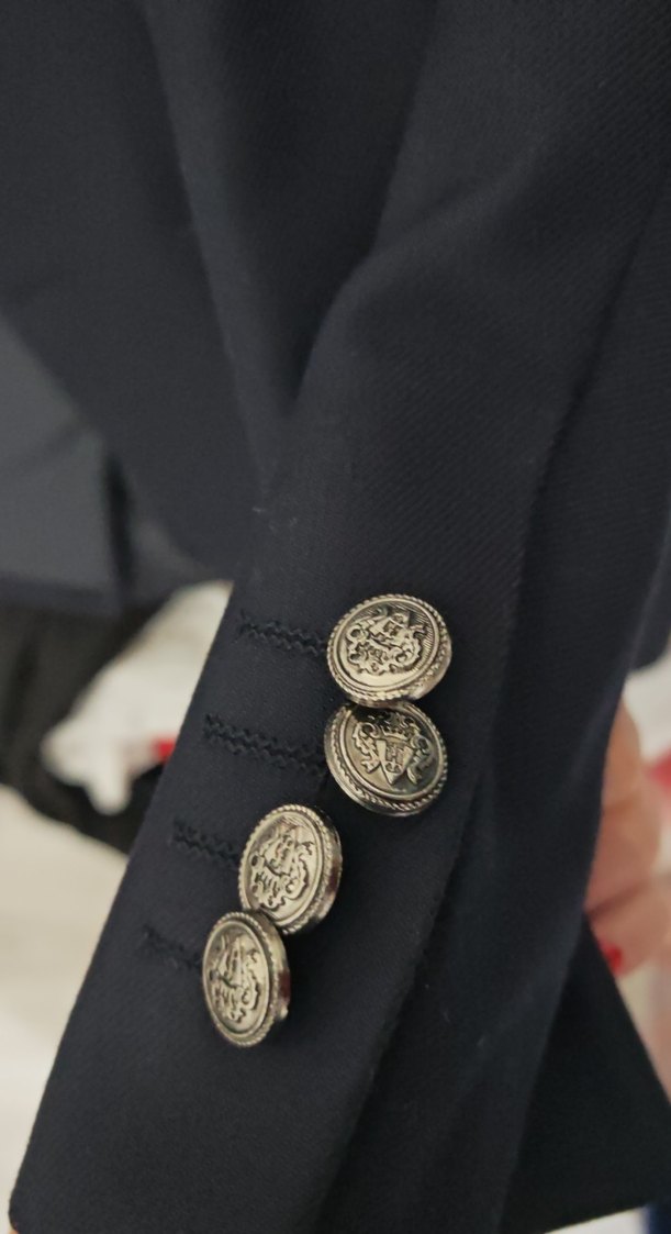 Lacivert Erkek veya Kadın Unisex Blazer Ceket - Görsel 4