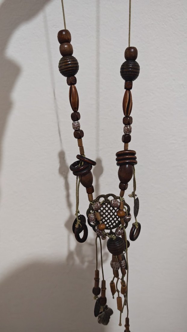 Bohem Etnik Boncuklu Uzun Kolye - Görsel 2