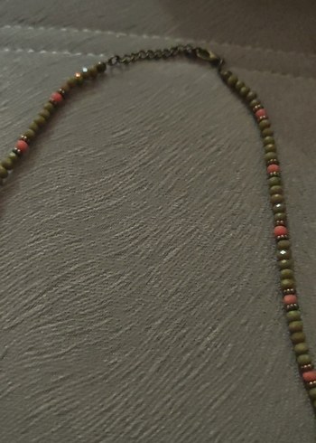 Uzun Çok Renkli Boncuklu Bohem Kadın Kolye - Görsel 3