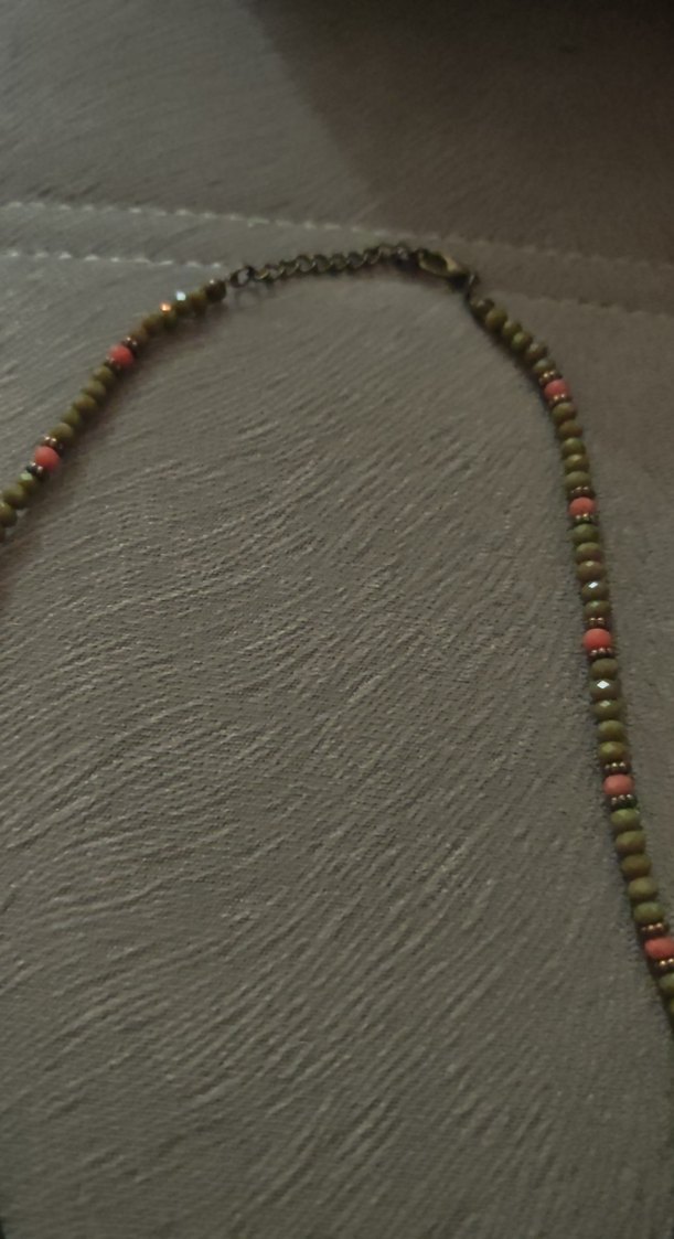 Uzun Çok Renkli Boncuklu Bohem Kadın Kolye - Görsel 3