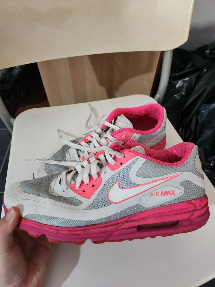 Nike Pembe Dolgu Topuklu Spor Ayakkabı - Görsel 2