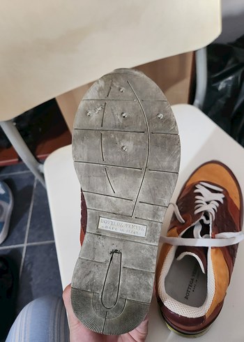 Bottega veneta kahverengi Deri Bağcıklı Kadın Spor Ayakkabı - Görsel 6