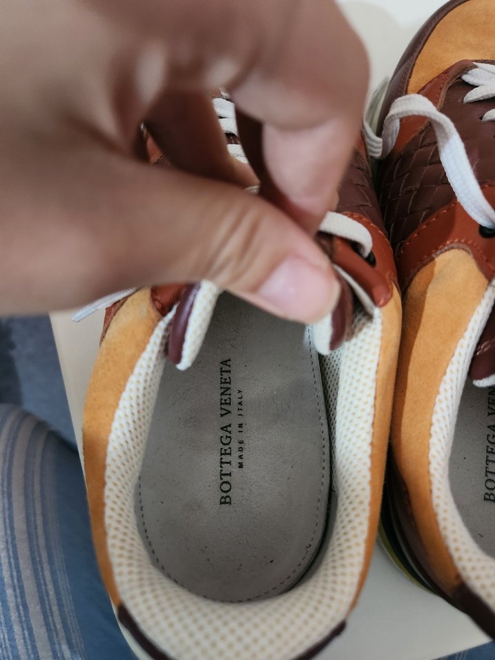 Bottega veneta kahverengi Deri Bağcıklı Kadın Spor Ayakkabı - Görsel 5