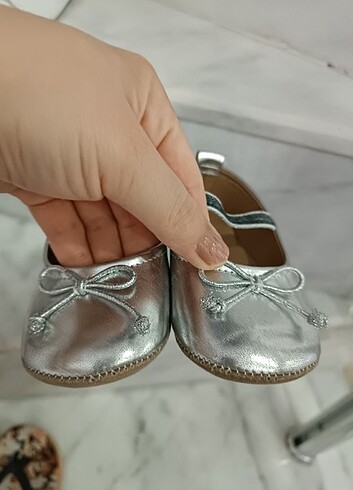 Diğer Merli&Rose 22 numara gümüş renk babet