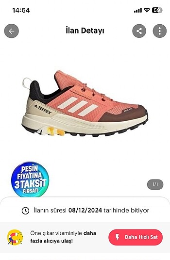 Adidas terrex spor ayakkabı