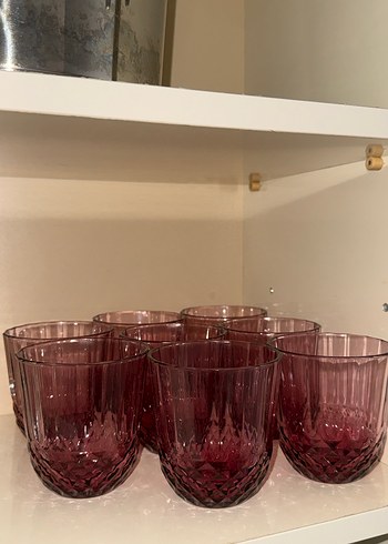 Bella Maison Gül Kurusu Kesme Bardak - Görsel 3