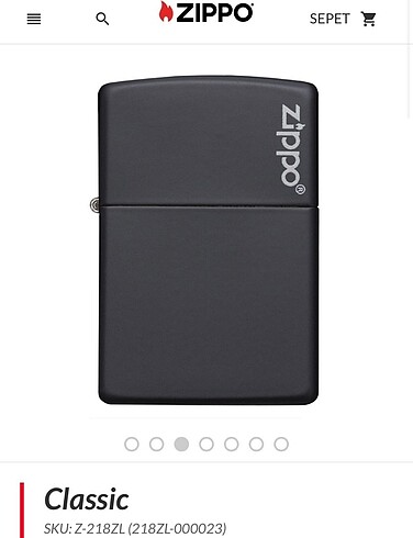 Zippo çakmak
