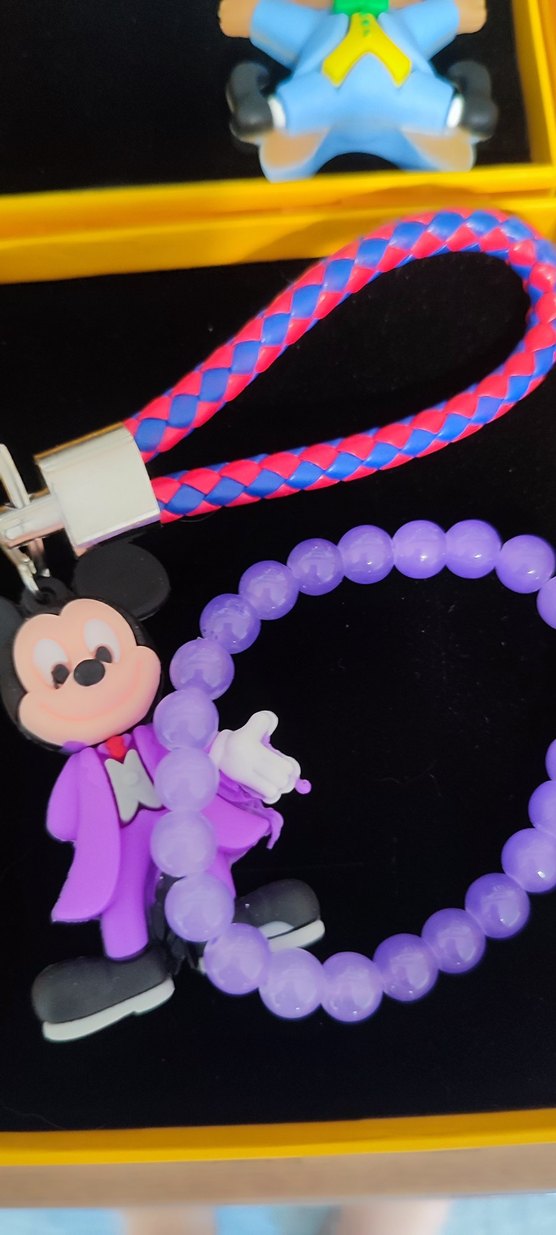 Gri Kedi Aksesuarları ve Batman Figürlü Anahtarlık - Görsel 2