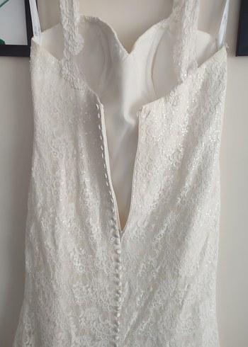 Oleg Cassini Balık Kesim Gelinlik - Görsel 7