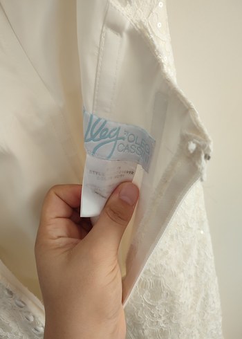 Oleg Cassini Balık Kesim Gelinlik - Görsel 10