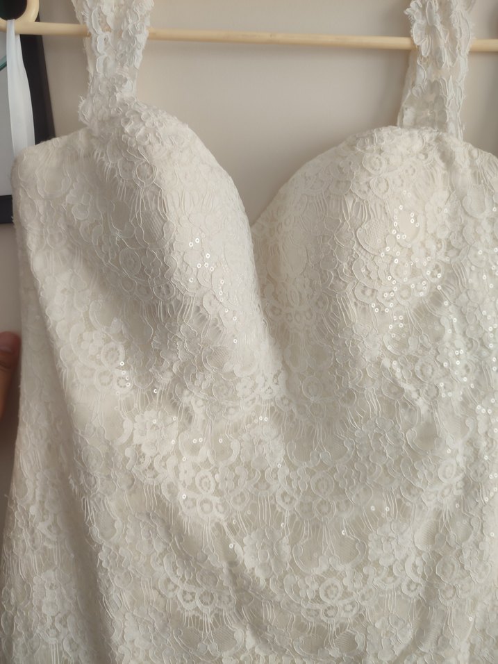 Oleg Cassini Balık Kesim Gelinlik - Görsel 3