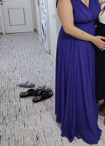 Carmen Mor Uzun Abiye - Görsel 4