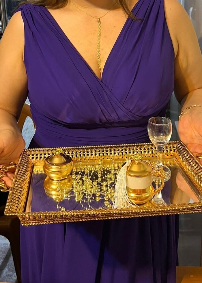 Carmen Mor Uzun Abiye  - Görsel 3