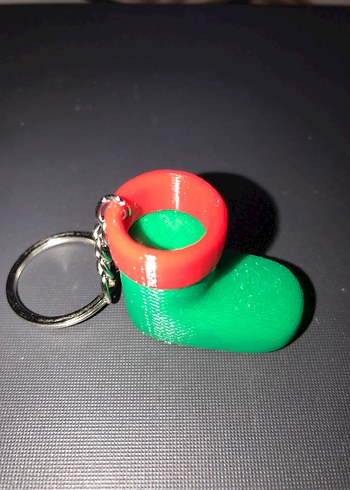 10Adet Yılbaşı Noel Anahtarlık - Görsel 7