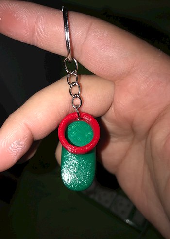 10Adet Yılbaşı Noel Anahtarlık - Görsel 4