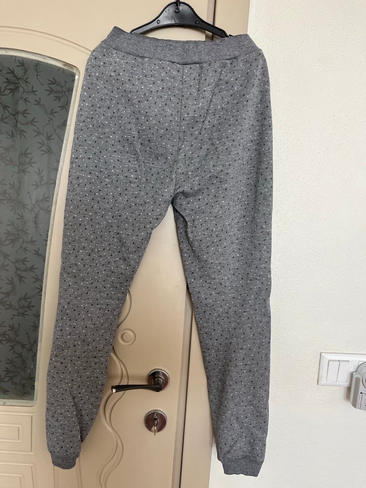 Gri Kadın Rahat Kesim Eşofman Altı - Görsel 2