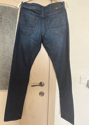 Erkek Lacivert Denim Günlük Jean - Görsel 2