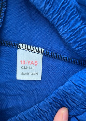 Erkek Çocuk Baskılı Mavi Rahat Şort - Görsel 3