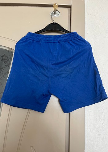 Erkek Çocuk Baskılı Mavi Rahat Şort - Görsel 2