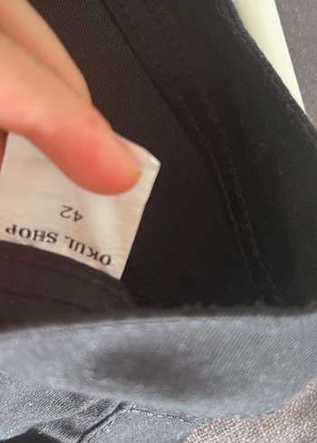 Siyah Kemerli Erkek Günlük Pantolon - Görsel 3