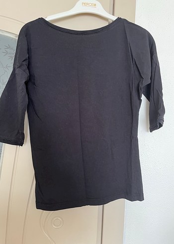 Kadın Siyah Rock Punk Baskılı Tişört - Görsel 2